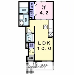 プリミエール 山根【1階】の間取り
