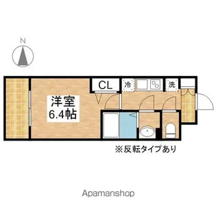 メイクス鶴舞Ⅱ【508号室号室】の間取り