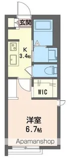 エレンシア高円寺【101号室】の間取り