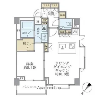 コスモリード恵比寿【2階】の間取り