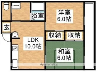 新大阪中央ハイツ【6階】の間取り