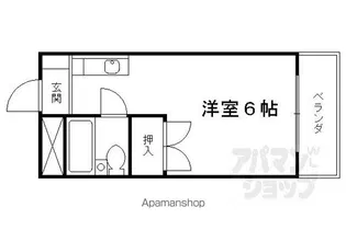 コーポ桐生【2階】の間取り