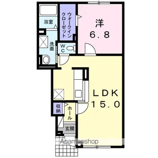 グランハイム・エフ【1階】の間取り