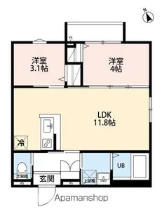 RELIER相模原【2階】の間取り
