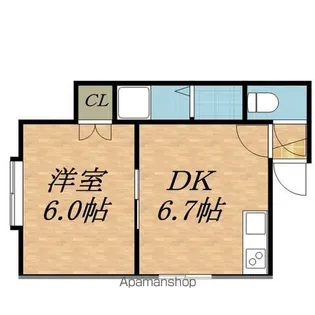 第三さっけんパレス【103号室】の間取り