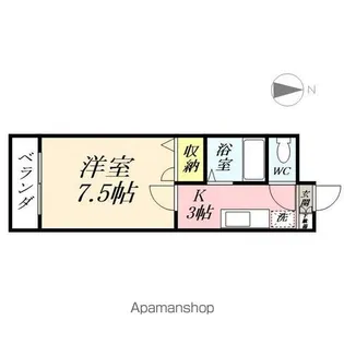 クラフト津島【205号室】の間取り