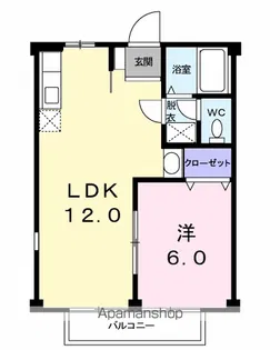 グリーンハイツA【2階】の間取り