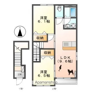 ガイア【2階】の間取り