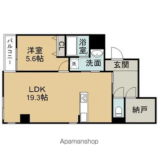 VERITE覚王山【4階】の間取り