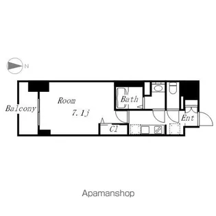 プレサンス広小路通 葵【3階】の間取り