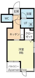 FLATS四季【1階】の間取り