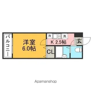 オリエントマンション【4階】の間取り