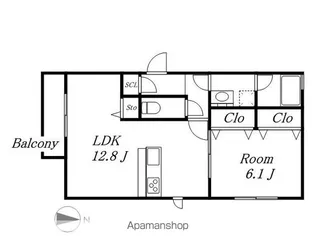 ラフィーノ【2階】の間取り