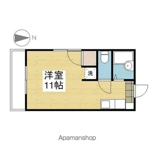 平和通マンション【2階】の間取り