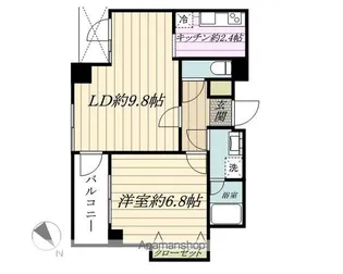 東京都世田谷区野沢2丁目【マンション】の間取り