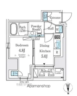 ジオエント秋葉原【10階】の間取り