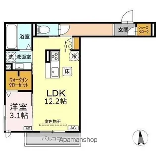AMABILE【1階】の間取り