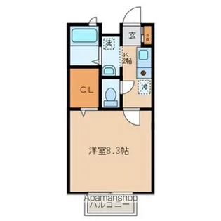 東京都中野区上鷺宮5丁目【アパート】の間取り