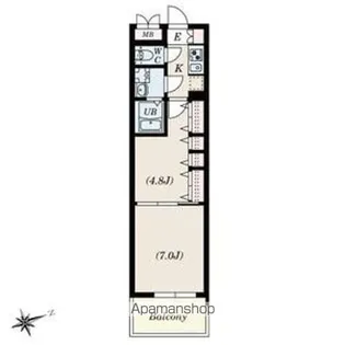 SーRESIDENCE神沢AFFORD【102号室】の間取り
