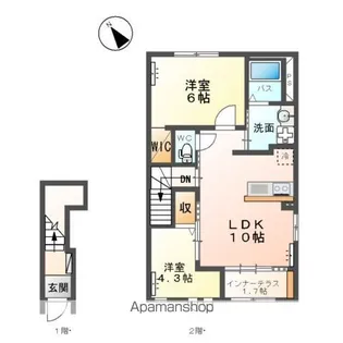 フォルトゥナ【2階】の間取り
