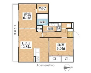 コンチェルト【3階】の間取り
