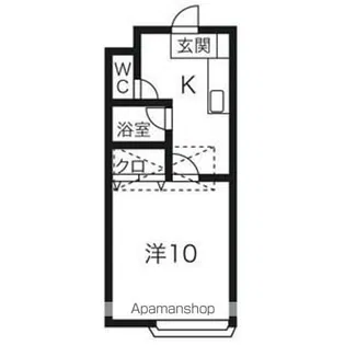 ピュアパレス【1階】の間取り
