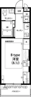リブリ・クレイン柏【2階】の間取り