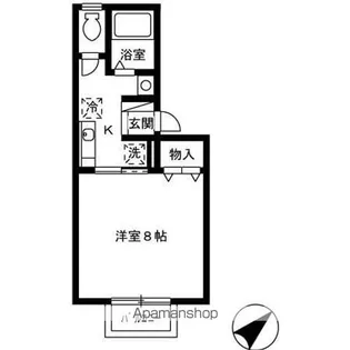 コムサデセジュールⅡ【2階】の間取り
