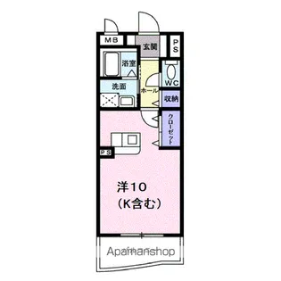 エーデルハイムローゼ【103号室】の間取り