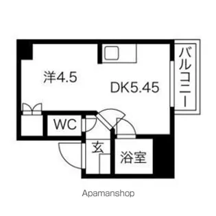 グリーンヒルシャトー【421号室】の間取り