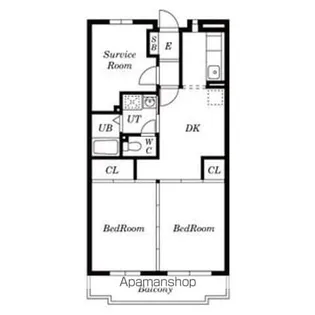 イングスみずの【4階】の間取り