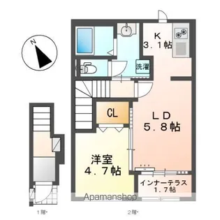 エテルネル8【2階】の間取り