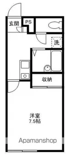 レオパレスなごみ【2階】の間取り