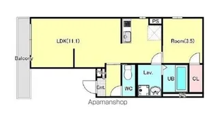 YURION蘇我【1階】の間取り