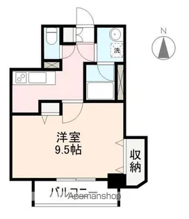 シャンブルNJK【501号室】の間取り