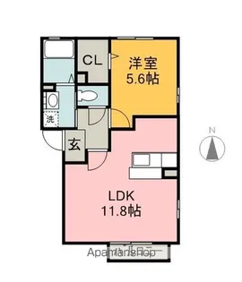 メゾン ヴェール【2階】の間取り