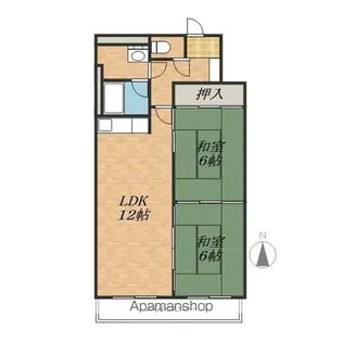 パシフィック春駒橋【3階】の間取り