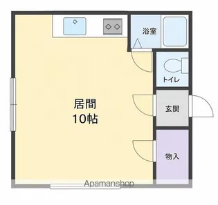 クリスタルコートA【103号室】の間取り