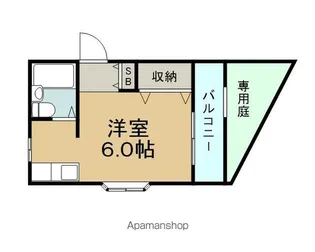 リバーサイド箕面【1階】の間取り