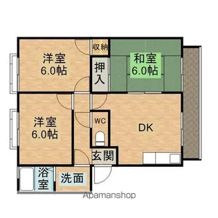 パル今福B棟【103号室】の間取り