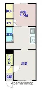 第2桜井ハイツ【12号室】の間取り