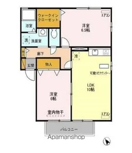 ボヌール ABCDE【2階】の間取り