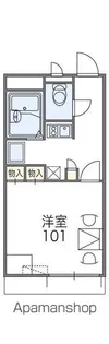 レオパレスマンゲシア【2階】の間取り