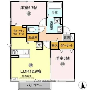 グランド コート【2階】の間取り