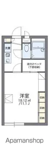 レオパレス飛馬【207号室】の間取り