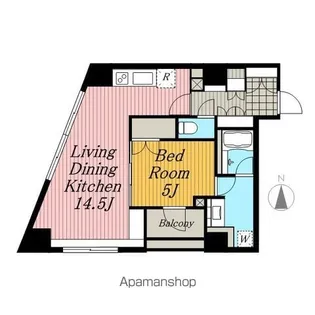 コンフォリア上野広小路【3階】の間取り