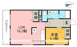コーポマルベリ北新田【3階】の間取り
