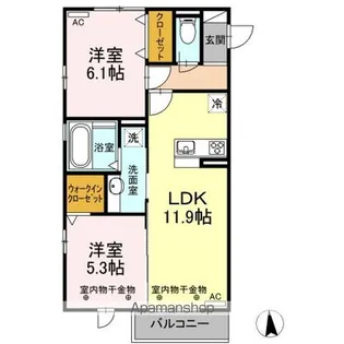 静岡県浜松市中央区大蒲町【アパート】の間取り