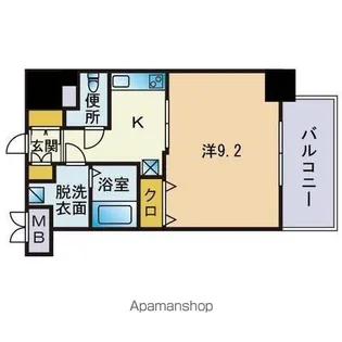 ルモール大橋【403号室】の間取り