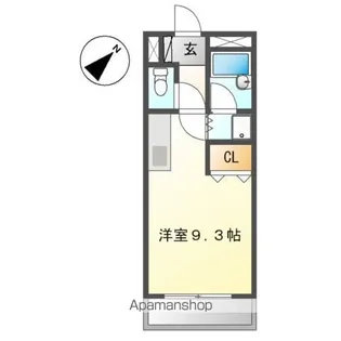 ピュアハイムバンブー【203号室】の間取り